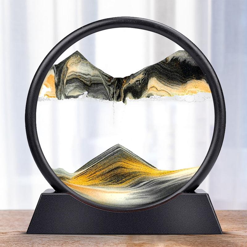 3D Moving Sandscape Hour Frame