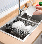 All Purpose Adjustable Sink Dish Drainer