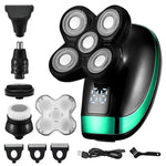 5 In 1 4D Rechargeable Bald Trimmer