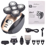 5 In 1 4D Rechargeable Bald Trimmer